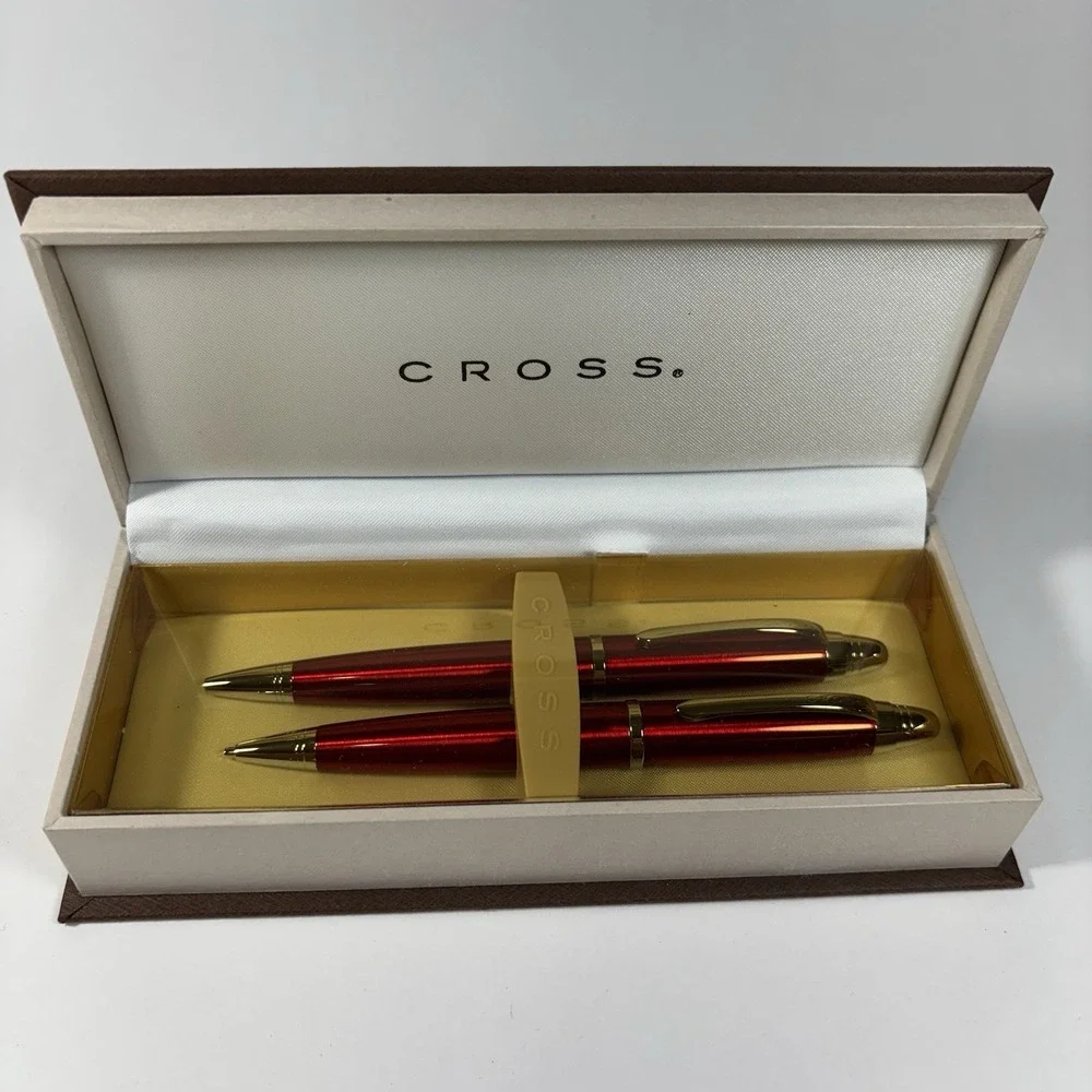 CROSS PEN & PENCIL SET Miami Red At0281-5